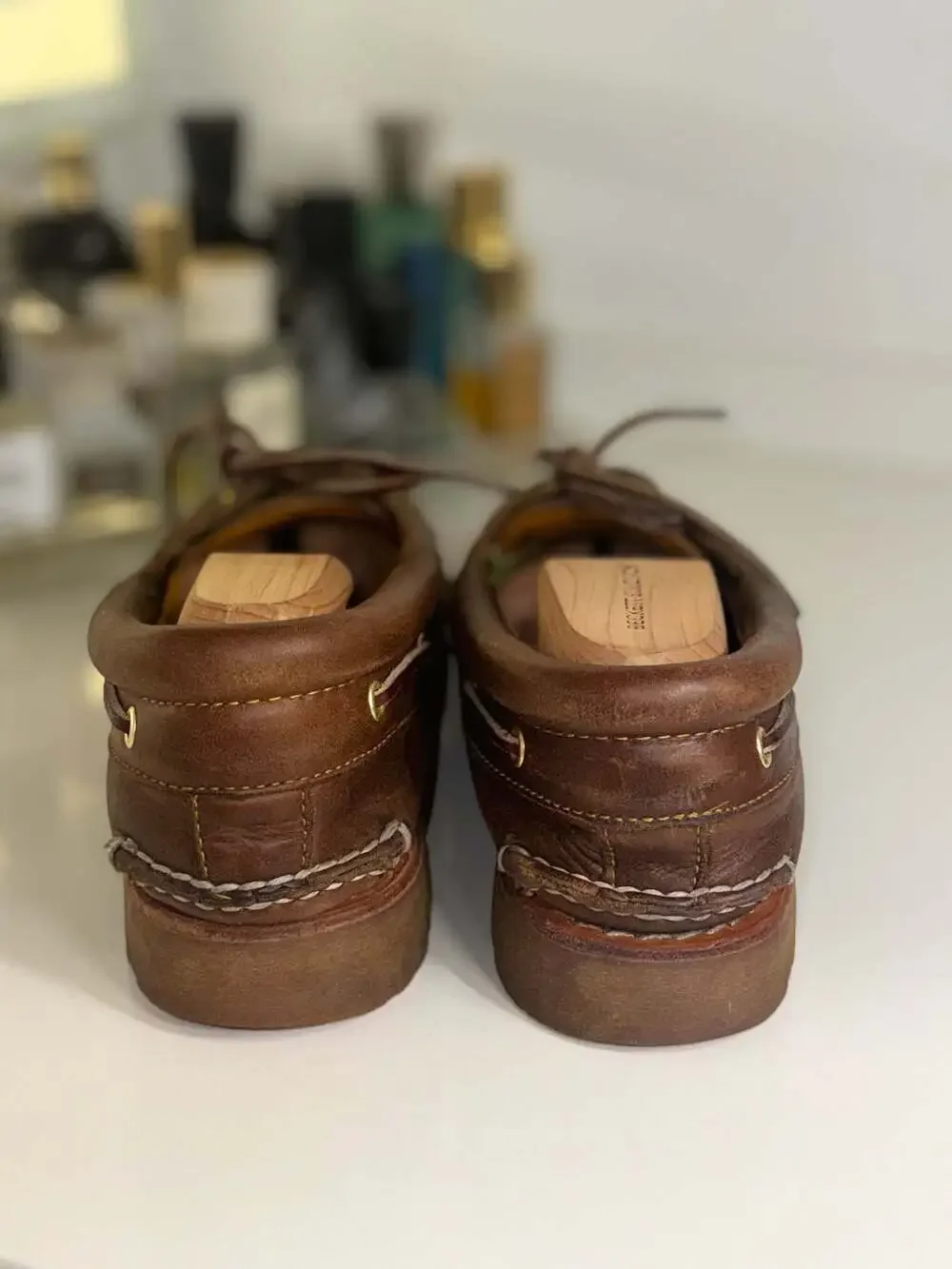 Timberland Authentics 3-Eye Classic Lug Boat Shoes Brown